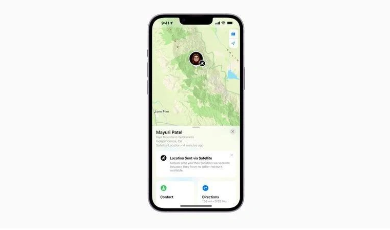 灵川苹果14维修分享iPhone14系列中 FindMy功能通过卫星分享位置方法教程 