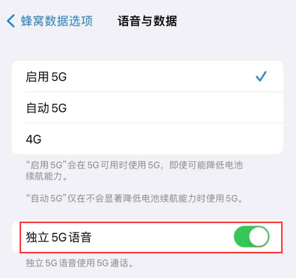 灵川苹果14维修分享iPhone 14 Pro如何开启VoNR 