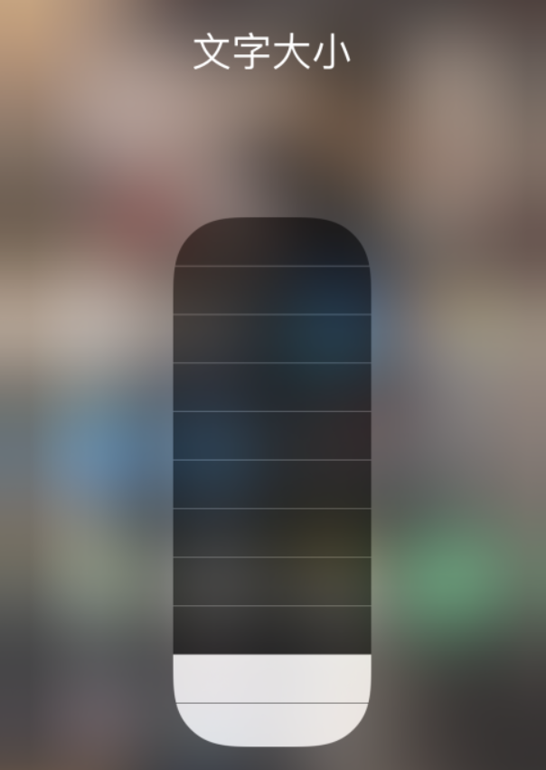 灵川苹果手机维修分享小技巧：在 iPhone 控制中心快速调节字体大小 
