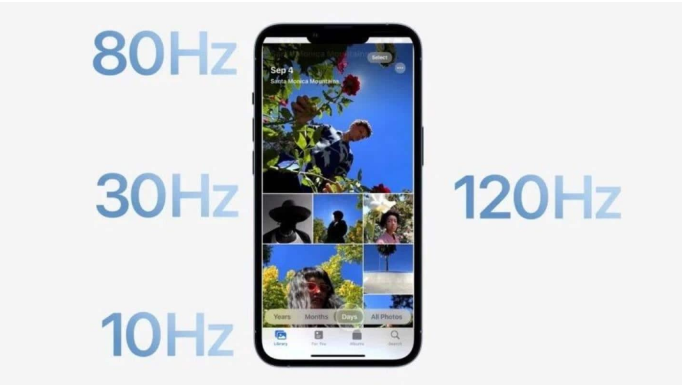 灵川苹果14维修分享iPhone 14有高刷吗 