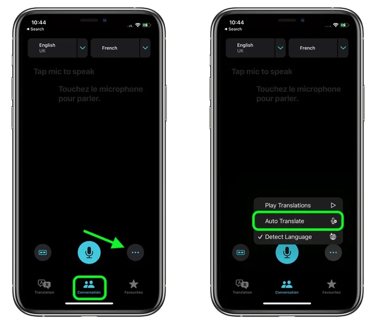 灵川苹果手机维修分享iOS 15 “翻译” App 新改进 